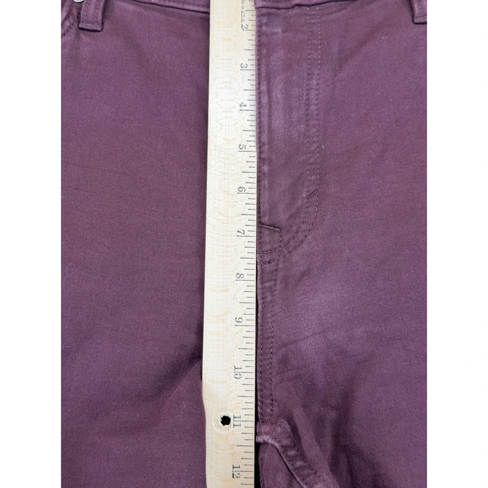 Banana Republic Mens Slim Traveler Pants 34x30 Burgundy 5-Pocket 488420-29